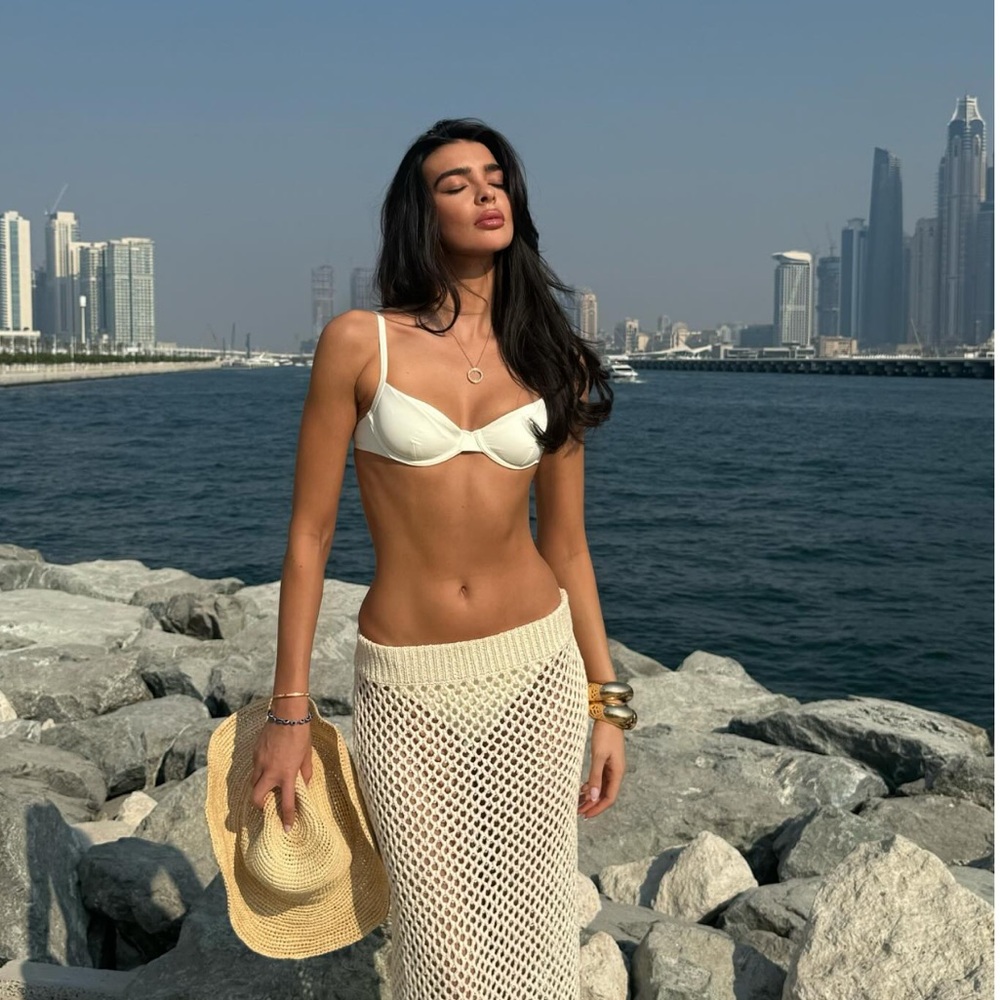 Monday Swimwear Cream Bikini Set